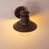 OLSFORS Outdoor Wall Light rust-coloured, black, 1-light source