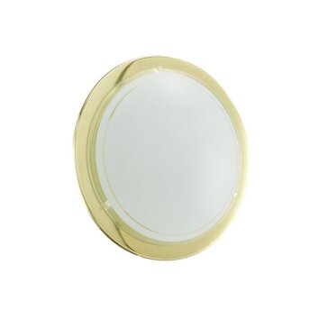 Eglo PLANET 1 Wall and Ceiling Light brass