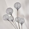 Paul Neuhaus WOMBLE floor lamp stainless steel, 6-light sources