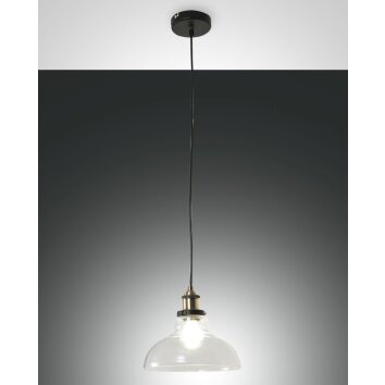 Fabas Luce OLOS Pendant Light black, 1-light source