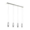 Eglo FARSALA pendant light LED matt nickel, 4-light sources