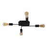 Lucide LESTER Ceiling Light black, 4-light sources