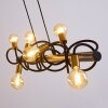 Hovslund Pendant Light black-gold, 6-light sources