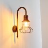 BORKAN outdoor wall light brown, gold, 1-light source, Motion sensor