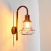 BORKAN outdoor wall light brown, gold, 1-light source, Motion sensor
