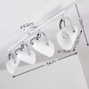 TIHILA Ceiling light white, 4-light sources