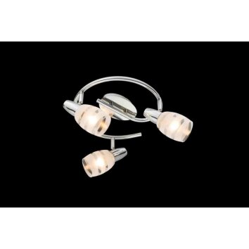 Globo ceiling light chrome, 3-light sources