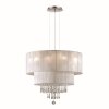 Ideal Lux OPERA Pendant Light chrome, 6-light sources