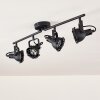 JONSERED Ceiling Light LED black, 4-light sources