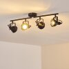 JONSERED Ceiling Light LED black, 4-light sources