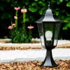 pedestal light black black, transparent, clear, 1-light source