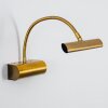 Trio Curtis wall light LED antique brass, brass, 1-light source