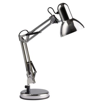 Brilliant HENRY Table Lamp chrome, 1-light source
