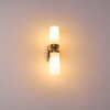 SUNDBORN Wall Light brushed steel, 2-light sources