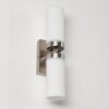 SUNDBORN Wall Light brushed steel, 2-light sources