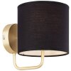 Brilliant CLARIE Wall Light brass, 1-light source