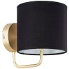 Brilliant CLARIE Wall Light brass, 1-light source