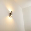 BRACHY Outdoor Wall Light stainless steel, 2-light sources, Motion sensor