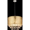 Globo AMY pendant light matt nickel, 1-light source