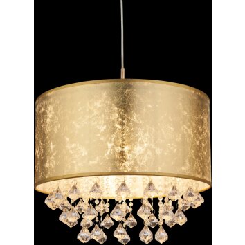 Globo AMY pendant light matt nickel, 1-light source