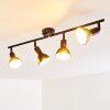 POLMAK Ceiling light black-gold, 4-light sources