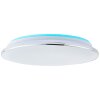 Brilliant EDNA Ceiling Light LED chrome, 1-light source, Remote control, Colour changer