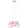 Globo KITA hanging light colourful, purple, pink, 2-light sources