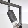 JANSKLOSTER Pendant Light brushed steel, 3-light sources