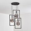 JANSKLOSTER Pendant Light brushed steel, 3-light sources