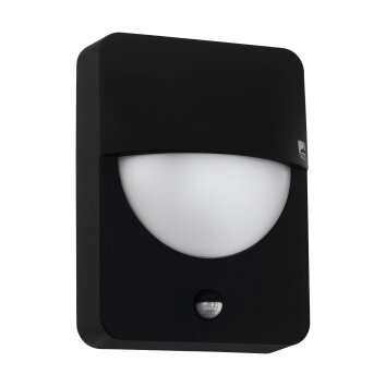 Eglo SALVANESCO Wall Light black, 1-light source, Motion sensor