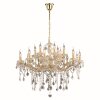 Ideal Lux FLORIAN Chandelier gold, 18-light sources
