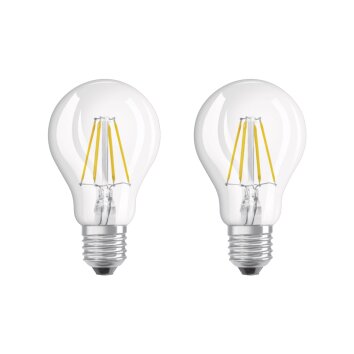 Osram LED E27 4 Watt 2700 Kelvin 470 Lumen Set of 2