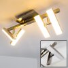 Sakami ceiling light LED matt nickel, 4-light sources