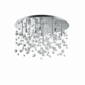 Ideal Lux NEVE Ceiling Light chrome, 12-light sources