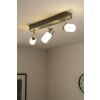 Trio 8214 ceiling light LED aluminium, chrome, stainless steel, 3-light sources