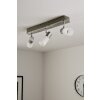 Trio 8214 ceiling light LED aluminium, chrome, stainless steel, 3-light sources