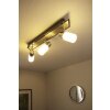 Trio 8214 ceiling light LED aluminium, chrome, stainless steel, 3-light sources