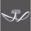 Leuchten-Direkt LS-MELINDA Ceiling Light LED stainless steel, 1-light source, Remote control, Colour changer