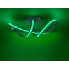 Leuchten-Direkt LS-MELINDA Ceiling Light LED stainless steel, 1-light source, Remote control, Colour changer
