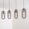 Pendant Light Zwolle silver, 4-light sources
