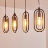 Pendant Light Zwolle silver, 4-light sources