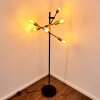 Coppet Floor Lamp black-gold, 6-light sources