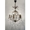 Holländer CRISTALLO hanging light anthracite, 6-light sources