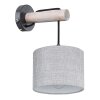 Globo ROGER Wall Light grey, black, 1-light source
