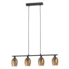 Eglo ZABALEA Pendant Light black, 4-light sources