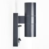 BRACHY Outdoor Wall Light grey, 2-light sources, Motion sensor