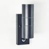 BRACHY Outdoor Wall Light grey, 2-light sources, Motion sensor