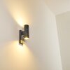 BRACHY Outdoor Wall Light grey, 2-light sources, Motion sensor