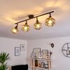 LIMASSOL Ceiling Light black, 4-light sources
