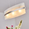 Avellino pendant light stainless steel, white, 3-light sources